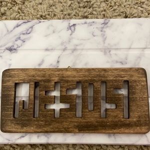Jesus- hangable sign-wood-handmade